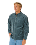 Premium Surf Cord Shirt in Pine Night