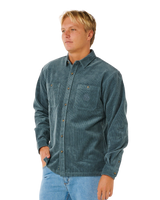 Premium Surf Cord Shirt in Pine Night