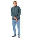 Premium Surf Cord Shirt in Pine Night