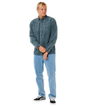 Premium Surf Cord Shirt in Pine Night