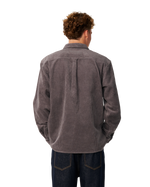 The Rip Curl Mens Premium Surf Cord Shirt in Deep Mushroom