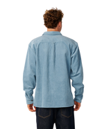 The Rip Curl Mens Premium Surf Cord Shirt in Citadel Blue