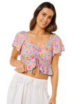 Malibu Cove Top in Blue