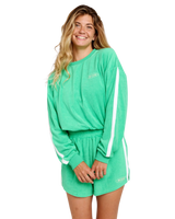 High Tide Terry Sweatshirt in Green