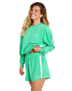 High Tide Terry Sweatshirt in Green