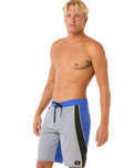 The Rip Curl Mens Mirage Giant Prawn Boardshorts in Electric Cobalt