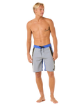 The Rip Curl Mens Mirage Giant Prawn Boardshorts in Electric Cobalt