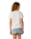 Girls Costa Del Sol Band T-Shirt in Bone