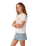 Girls Costa Del Sol Band T-Shirt in Bone