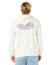 The Rip Curl Mens Raw Energy Hoodie in Bone