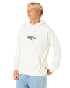 The Rip Curl Mens Raw Energy Hoodie in Bone