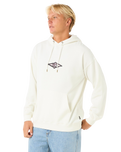 The Rip Curl Mens Raw Energy Hoodie in Bone