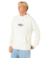 The Rip Curl Mens Raw Energy Hoodie in Bone