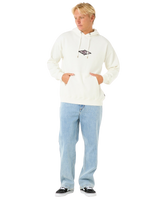 The Rip Curl Mens Raw Energy Hoodie in Bone