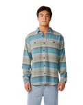 Classic Surf Baja Flannel Shirt in Dusty Jade