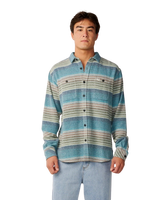 Classic Surf Baja Flannel Shirt in Dusty Jade