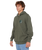 Wettie Passage Icon Zip Hoodie in Cactus Green