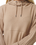 The Rip Curl Womens Cosy Hoodie in Beige