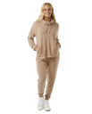 The Rip Curl Womens Cosy Hoodie in Beige