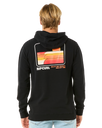 The Rip Curl Mens Surf Revival Fleece Hoodie in Black