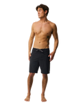The Rip Curl Mens Mirage 3-2-One Ultimate Boardshorts in Black
