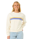 The Rip Curl Womens Surfarama Relaxed Sweatshirt in Bone