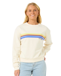 The Rip Curl Womens Surfarama Relaxed Sweatshirt in Bone