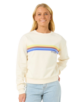 The Rip Curl Womens Surfarama Relaxed Sweatshirt in Bone