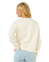 The Rip Curl Womens Surfarama Relaxed Sweatshirt in Bone