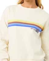 The Rip Curl Womens Surfarama Relaxed Sweatshirt in Bone