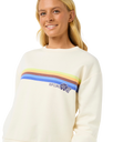 The Rip Curl Womens Surfarama Relaxed Sweatshirt in Bone