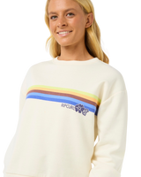The Rip Curl Womens Surfarama Relaxed Sweatshirt in Bone