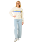 The Rip Curl Womens Surfarama Relaxed Sweatshirt in Bone