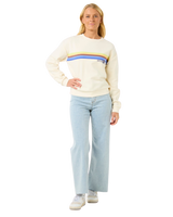 The Rip Curl Womens Surfarama Relaxed Sweatshirt in Bone