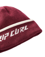 The Rip Curl Womens Jacquard Reg Beanie in Maroon