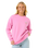 The Rip Curl Womens Hibiscus Diamond Heritage Sweatshirt in Pink