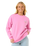 The Rip Curl Womens Hibiscus Diamond Heritage Sweatshirt in Pink