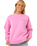 The Rip Curl Womens Hibiscus Diamond Heritage Sweatshirt in Pink