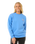 The Rip Curl Womens Hibiscus Diamond Heritage Sweatshirt in Blue