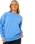The Rip Curl Womens Hibiscus Diamond Heritage Sweatshirt in Blue