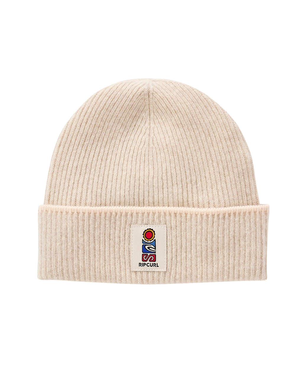The Rip Curl Womens S-Series Reg Wool Beanie in Natural