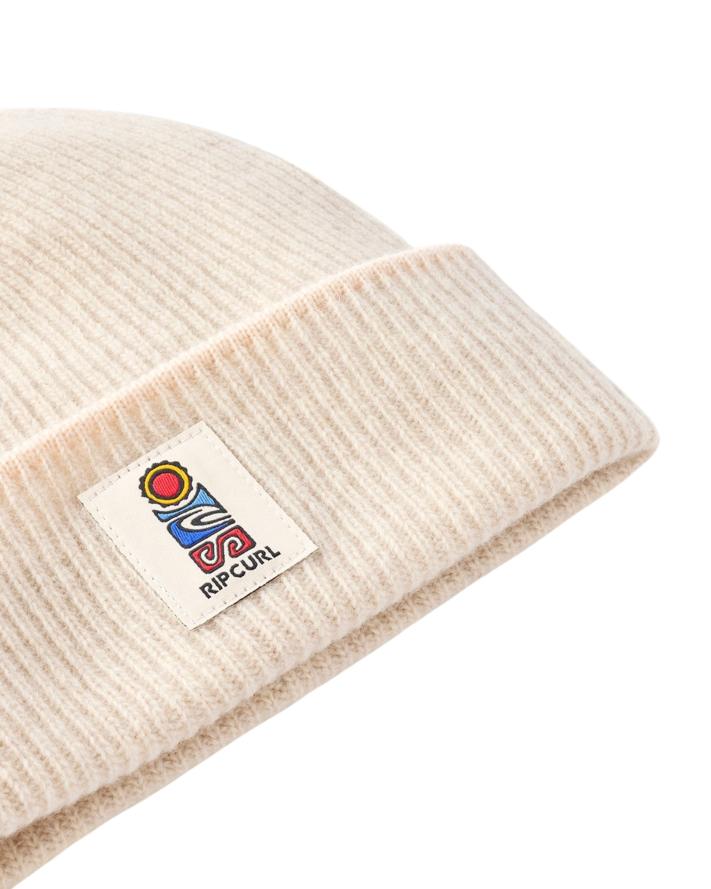 The Rip Curl Womens S-Series Reg Wool Beanie in Natural