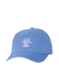 Search Icon Cap in Mid Blue