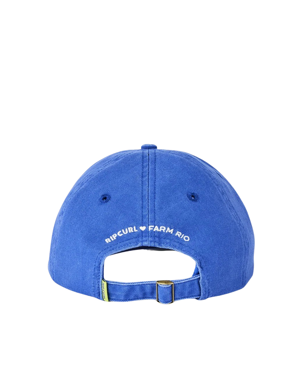The Rip Curl Womens Farm Rio Tropical Groove 6 Panel Cap in Cobalt Blue