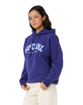 Varsity Hoodie in Dark Blue