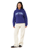 Varsity Hoodie in Dark Blue