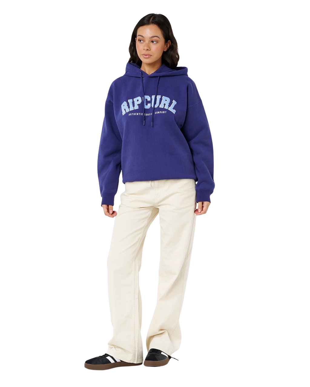 Varsity Hoodie in Dark Blue