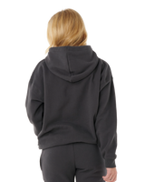 The Rip Curl Womens Varsity Hoodie in Washed Black