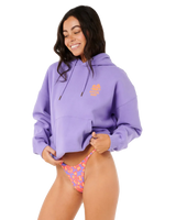 Hibicus  Heritage Hoodie in Purple