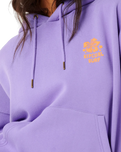 Hibicus  Heritage Hoodie in Purple